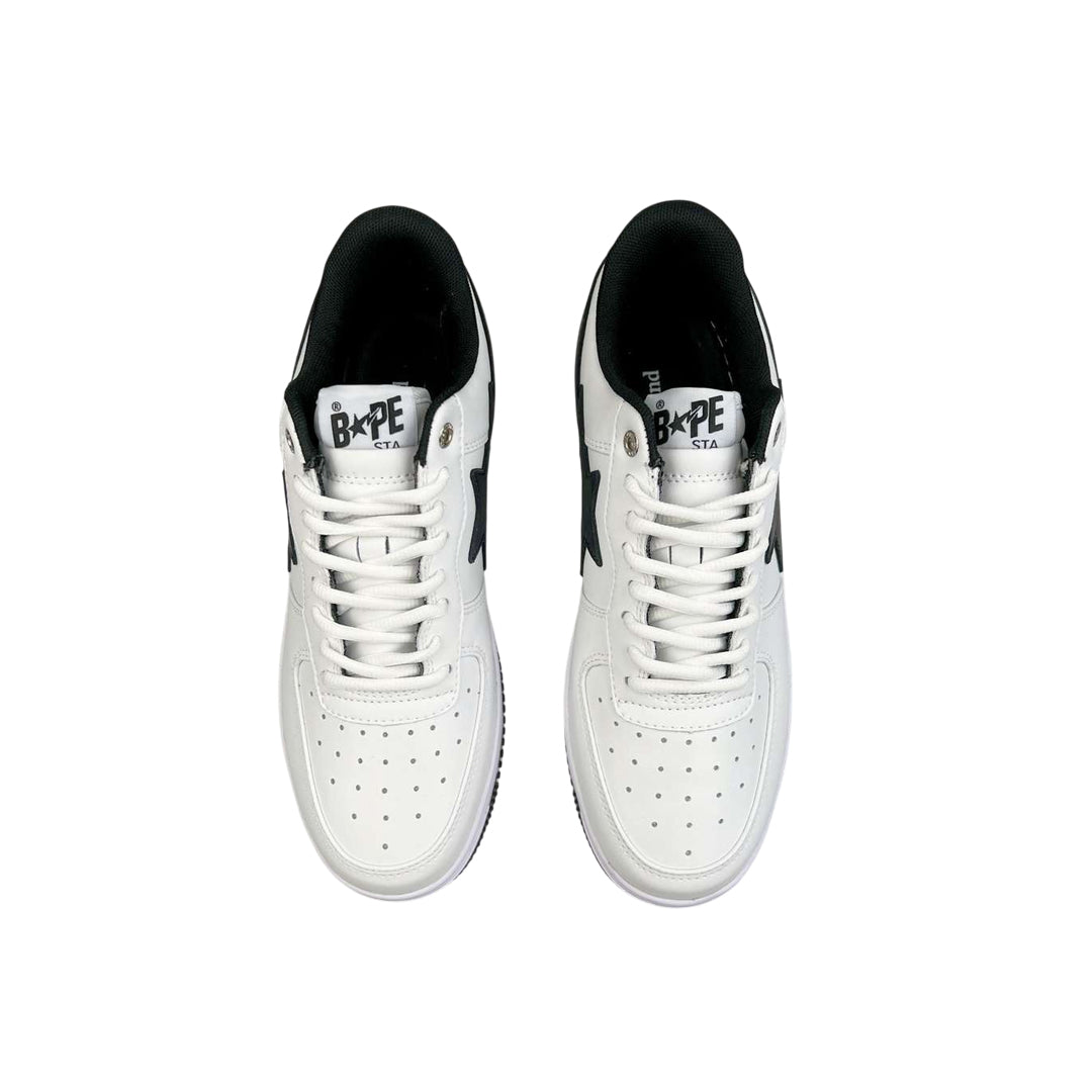 Bape White and Black Trainers